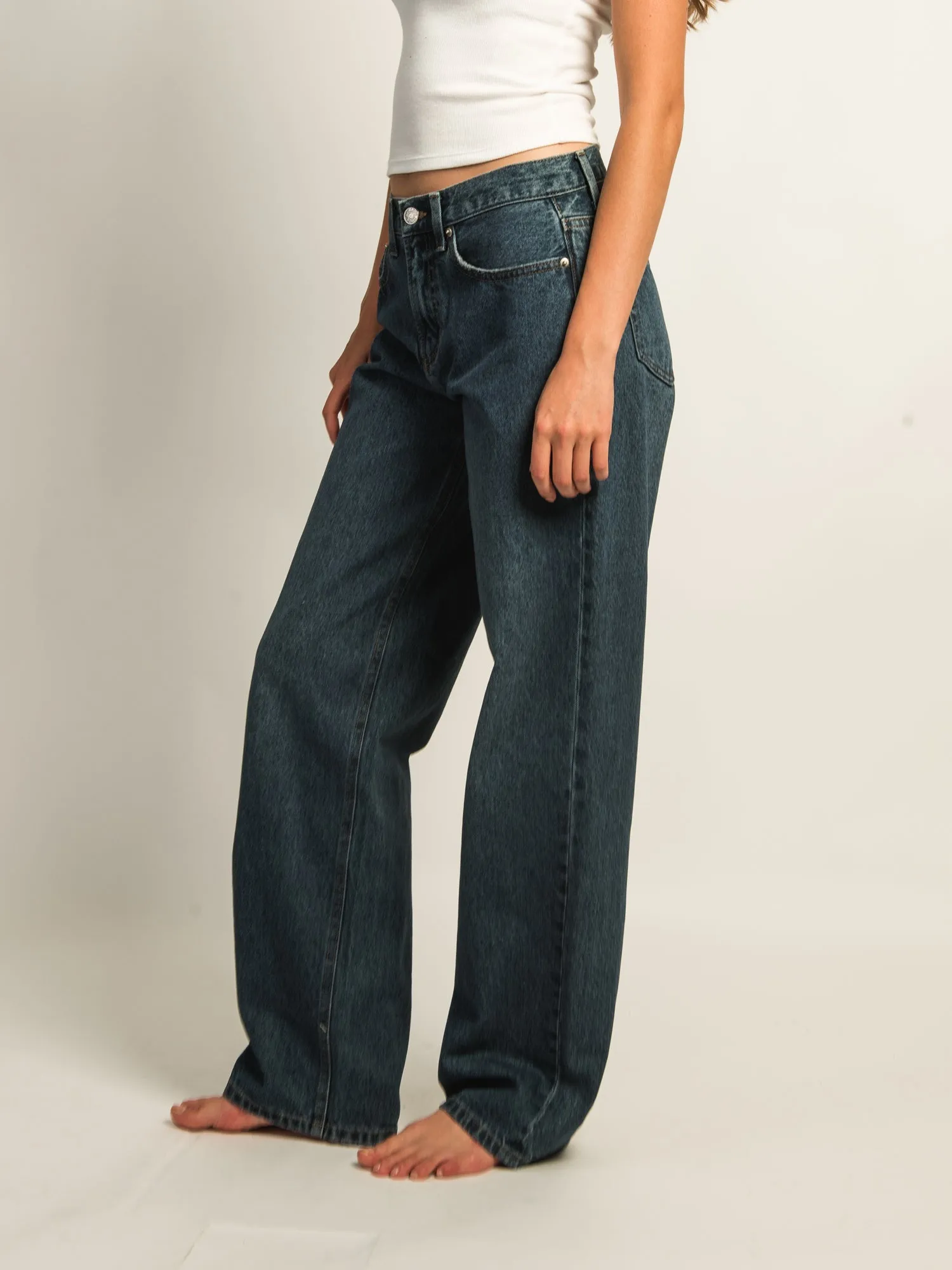 HARLOW BAGGY BOYFRIEND JEAN - DARK WASH sold by Boathouse product image thumbnail 4