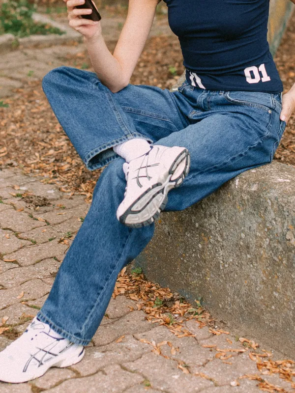 HARLOW BAGGY BOYFRIEND JEAN - DARK WASH sold by Boathouse