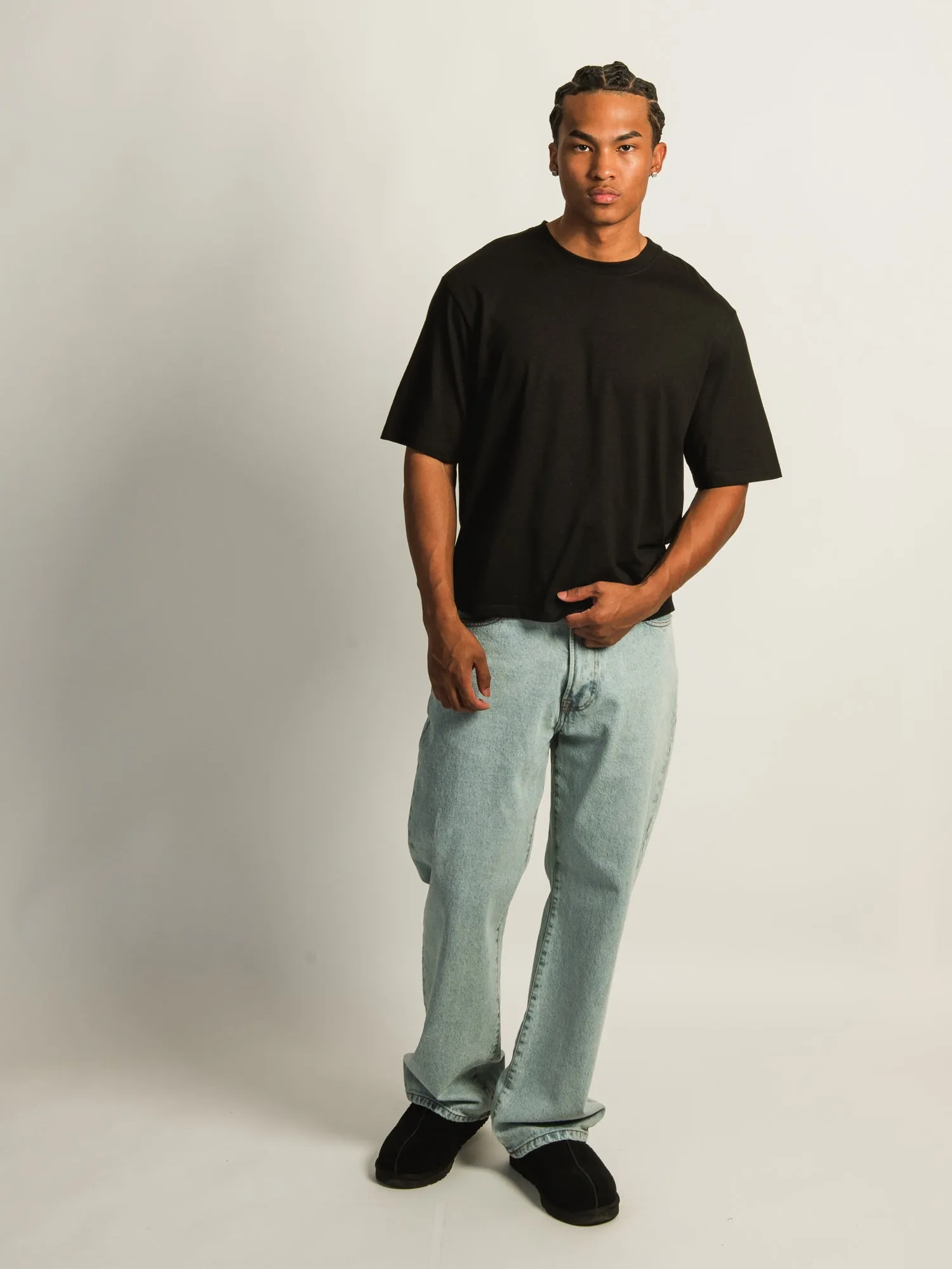 TAINTED BAGGY FIT DENIM - LIGHT WASH DENIM sold by Boathouse product image thumbnail 2