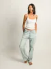 HARLOW BAGGY JEAN - LIGHT WASH DENIM sold by Boathouse