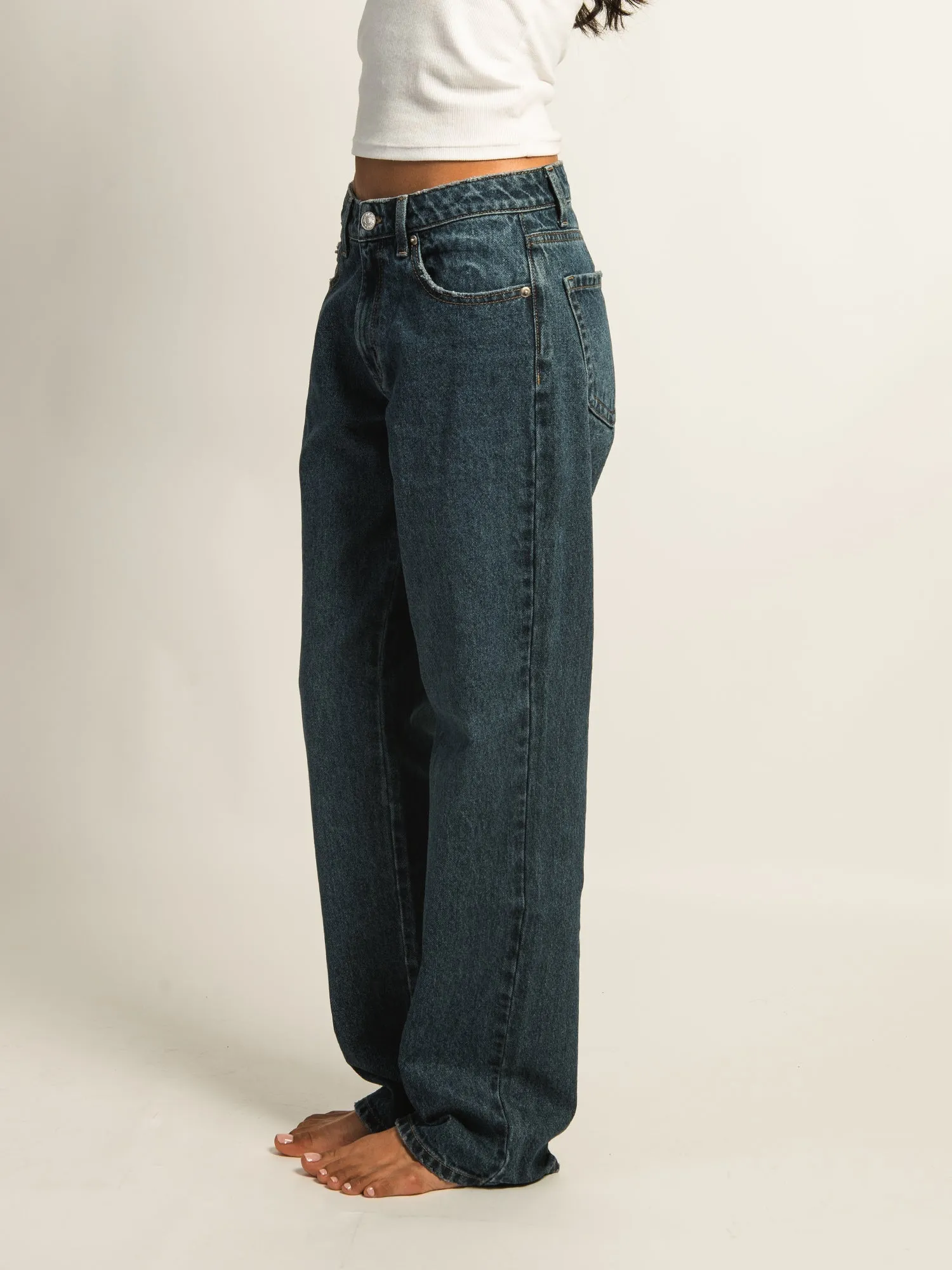 HARLOW BAGGY JEAN - DARK WASH sold by Boathouse product image thumbnail 3