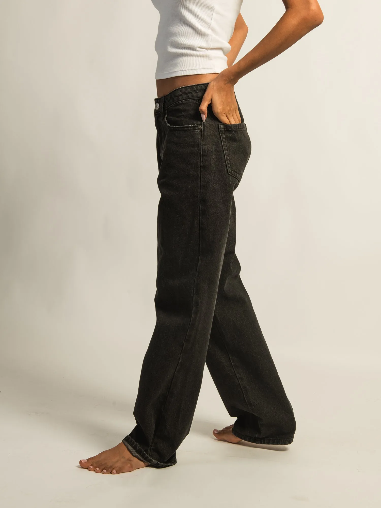 HARLOW BAGGY JEAN - BLACK sold by Boathouse product image thumbnail 4