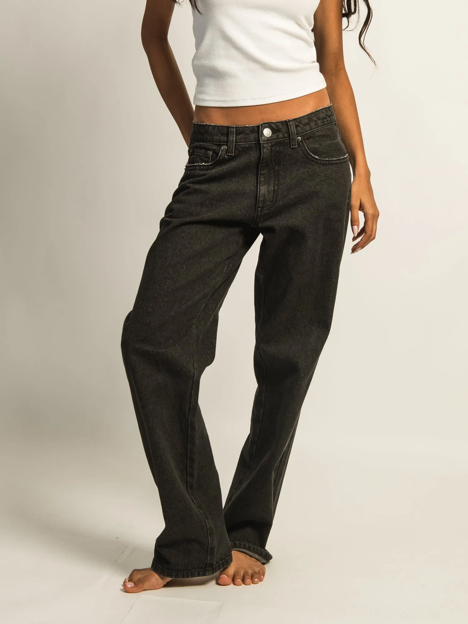 HARLOW BAGGY JEAN - BLACK sold by Boathouse product image thumbnail 2