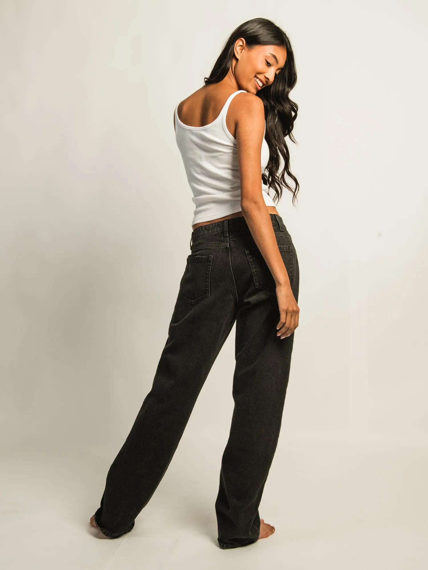HARLOW BAGGY JEAN - BLACK sold by Boathouse product image thumbnail 5