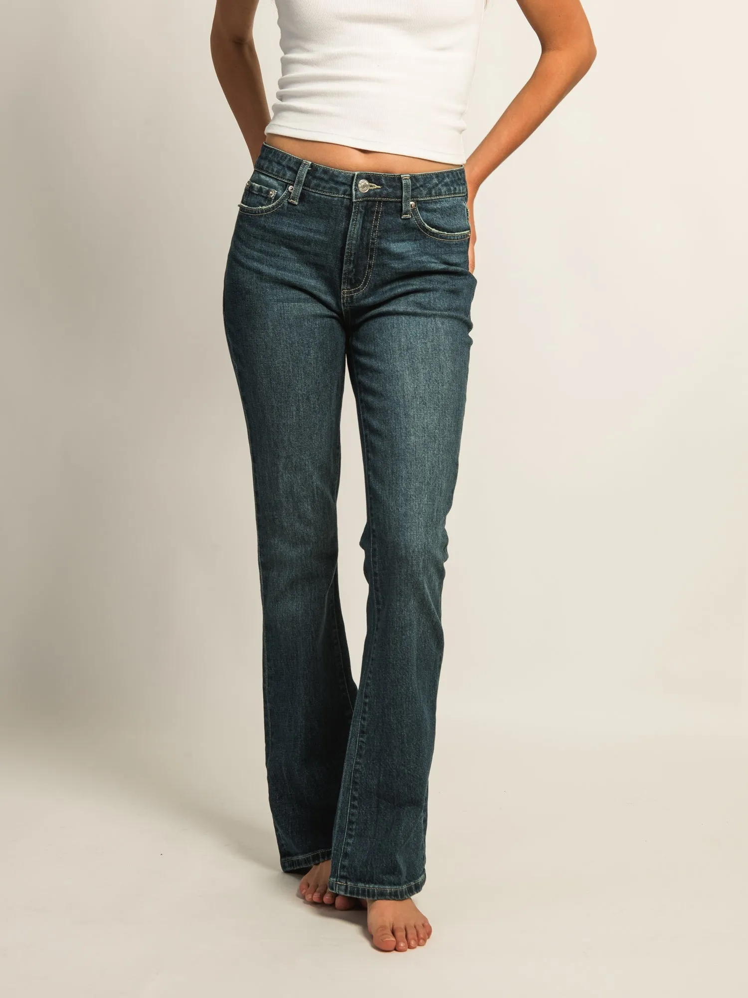 HARLOW BOOTCUT JEAN - MID WASH sold by Boathouse product image thumbnail 2