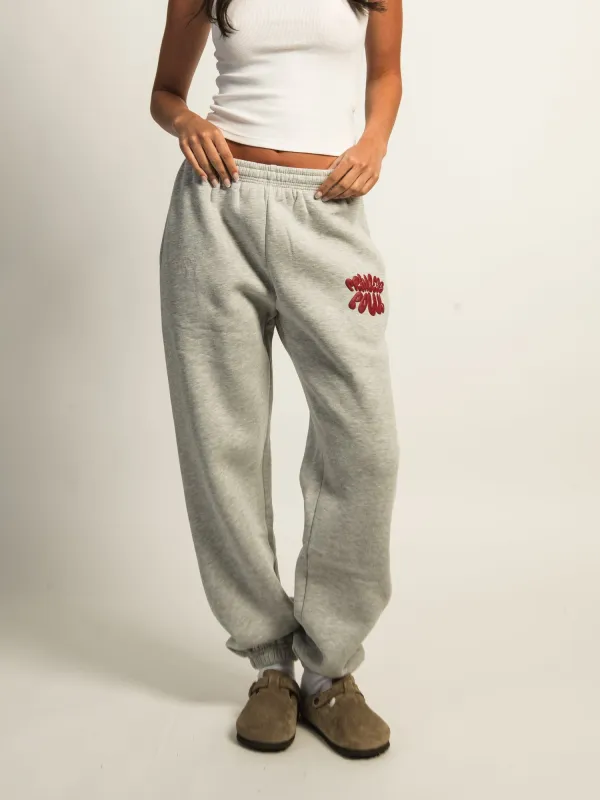 PRINCESS POLLY BUBBLE SWEATPANTS - HEATHER GREY sold by Boathouse