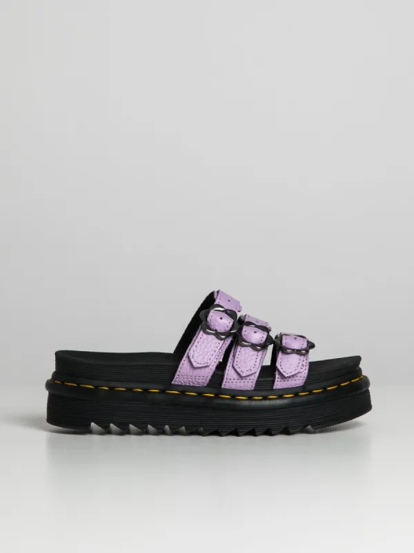 WOMENS DR MARTENS BLAIRE SLIDE FLOWER MILLED NAPPA - CLEARANCE sold by Boathouse