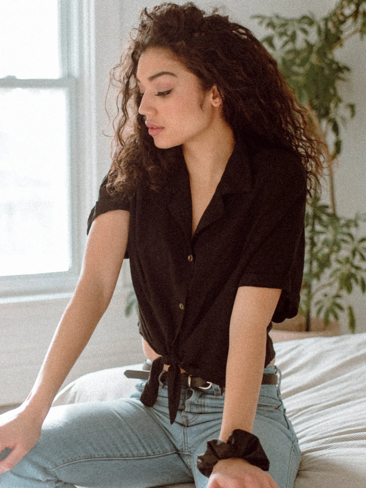 WOMENS CAMP TIE UP SHIRT - CLEARANCE sold by Boathouse product image thumbnail 2