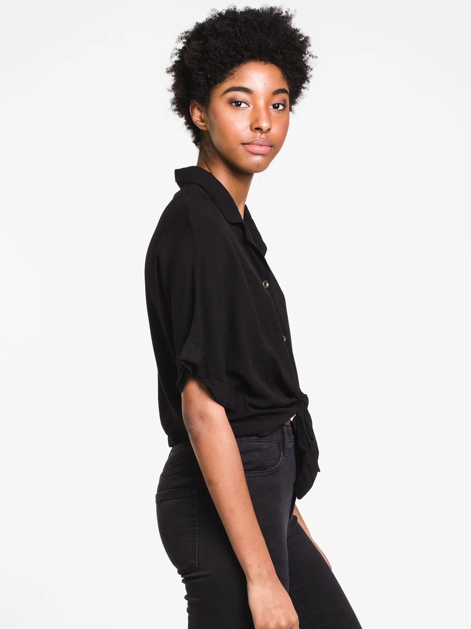 WOMENS CAMP TIE UP SHIRT - CLEARANCE sold by Boathouse product image thumbnail 4