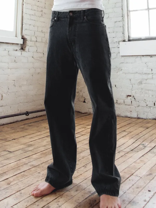 TAINTED BAGGY FIT DENIM - VINTAGE BLACK WASH sold by Boathouse