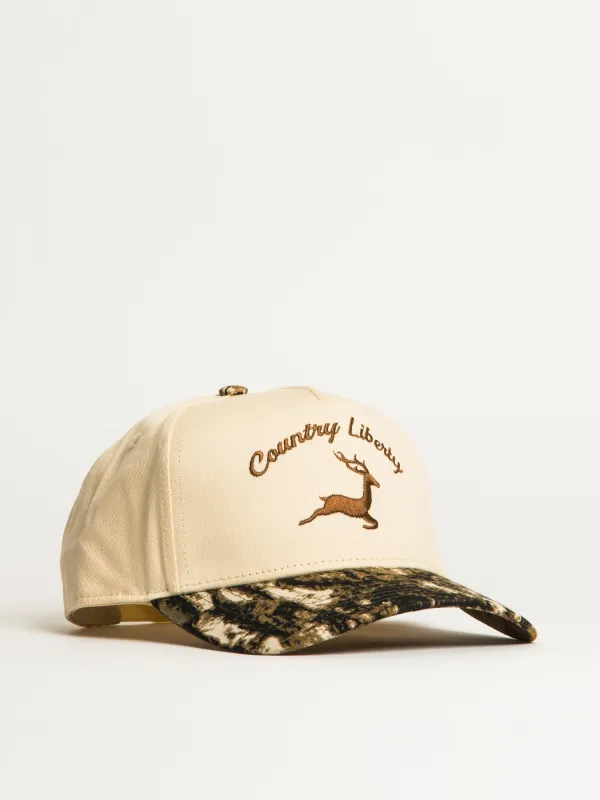 COUNTRY LIBERTY 2 TONE CAMO DEER HAT made by Boathouse