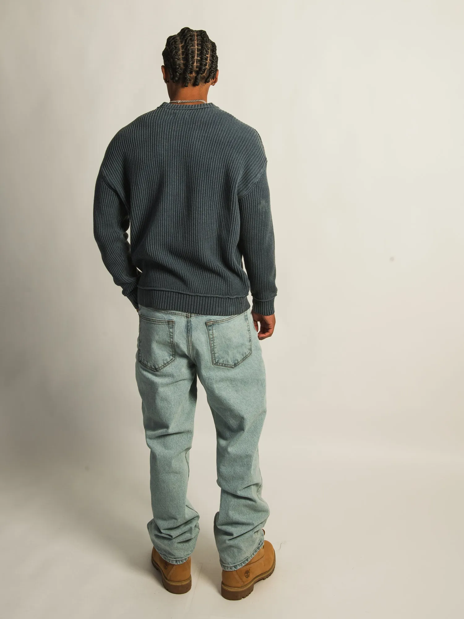 KOLBY RIB KNIT SWEATER - BLUE sold by Boathouse product image thumbnail 5