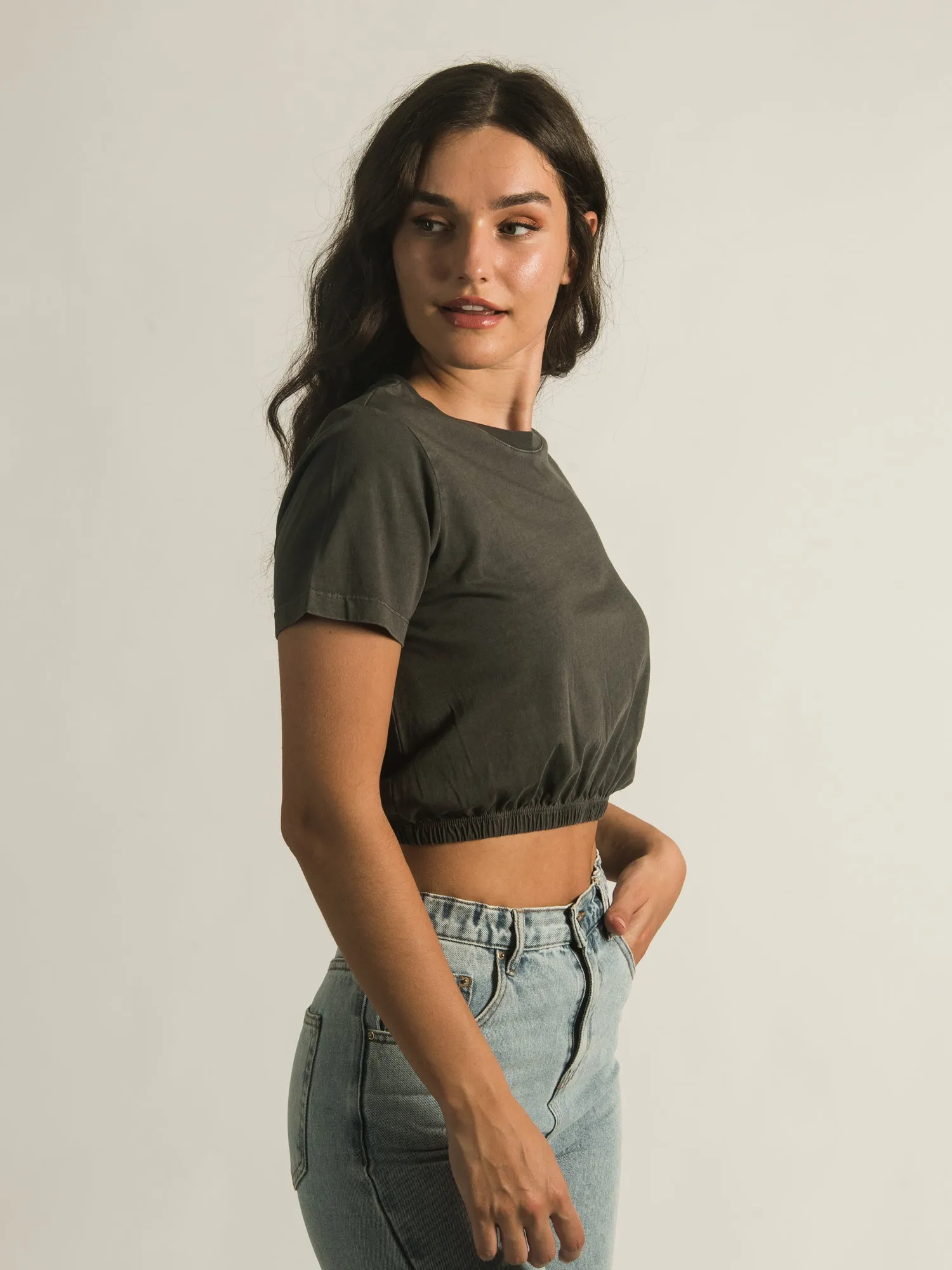 HARLOW MONICA ELASTIC TEE - CLEARANCE sold by Boathouse product image thumbnail 3