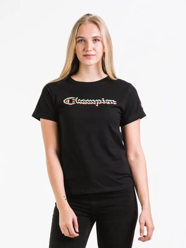 CHAMPION RAINBOW GRAPHIC CLASSIC T-SHIRT - CLEARANCE sold by Boathouse