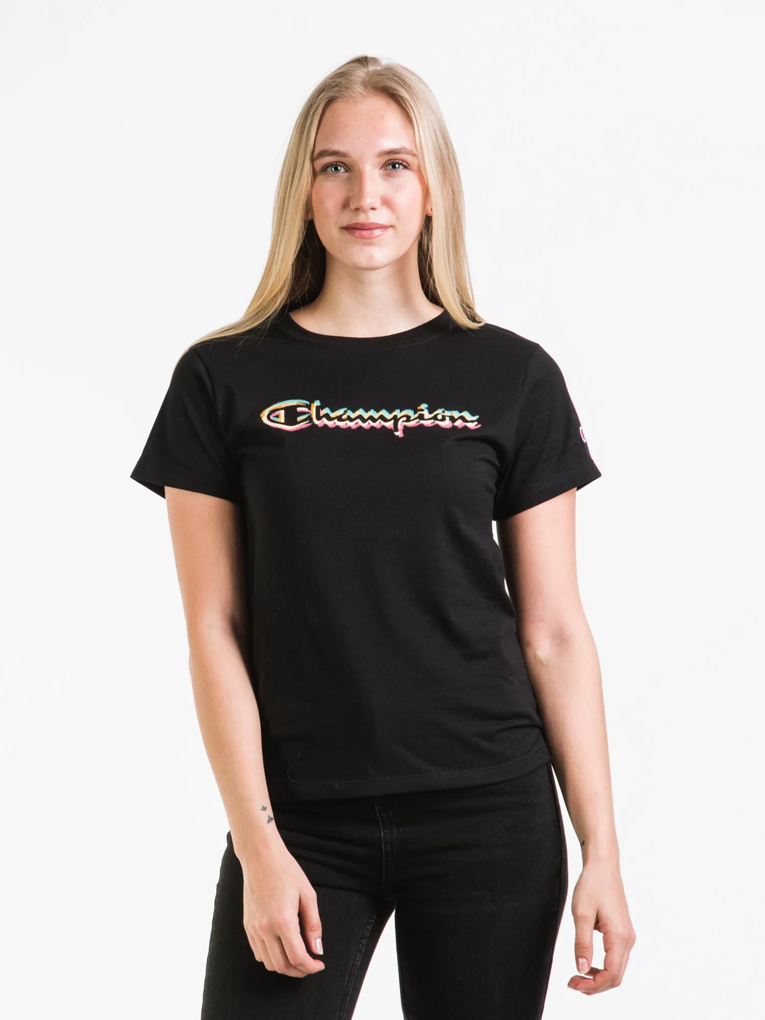 CHAMPION RAINBOW GRAPHIC CLASSIC T-SHIRT - CLEARANCE sold by Boathouse