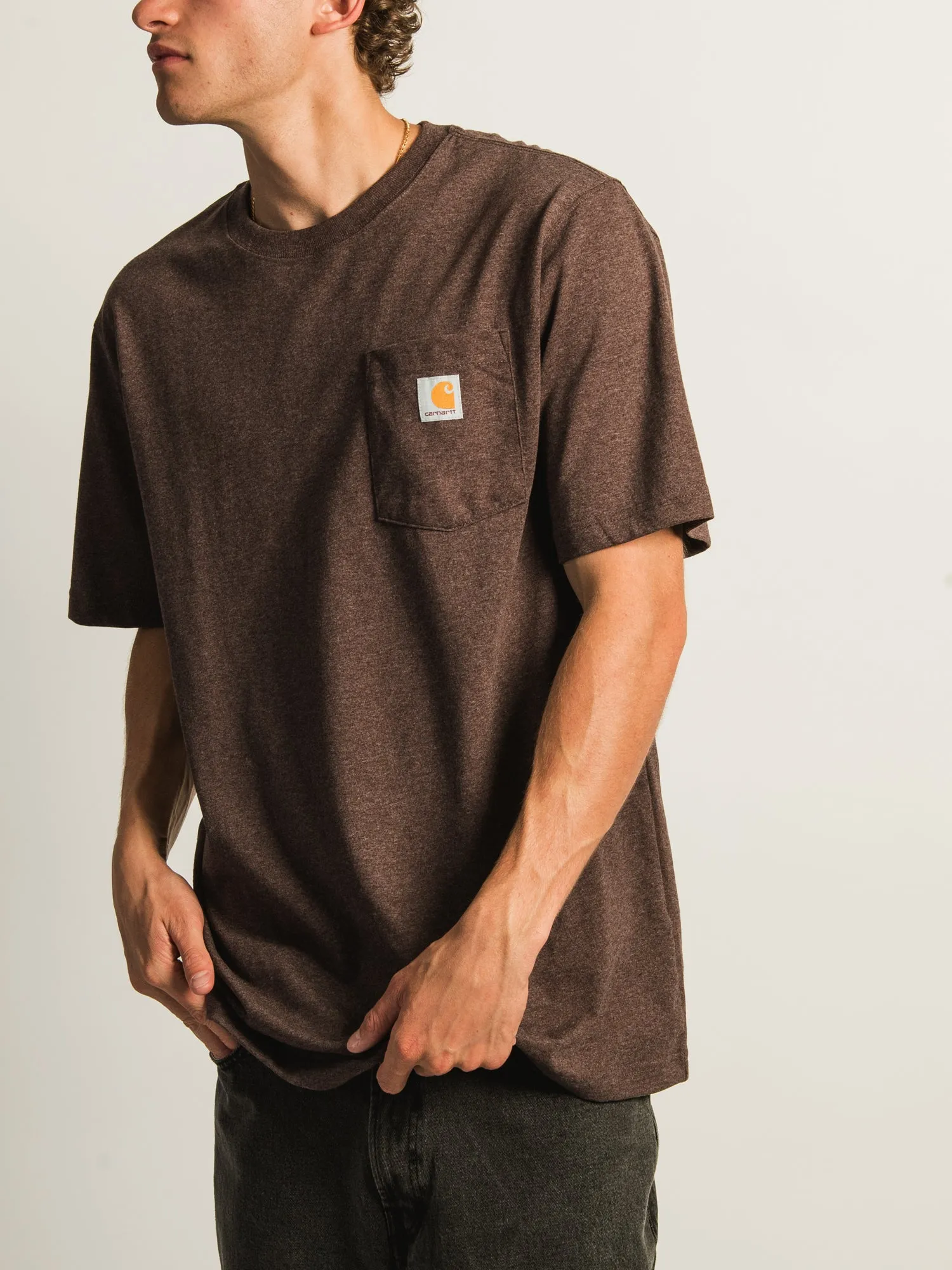 CARHARTT WORKWEAR POCKET T-SHIRT - SEPIA sold by Boathouse product image thumbnail 3