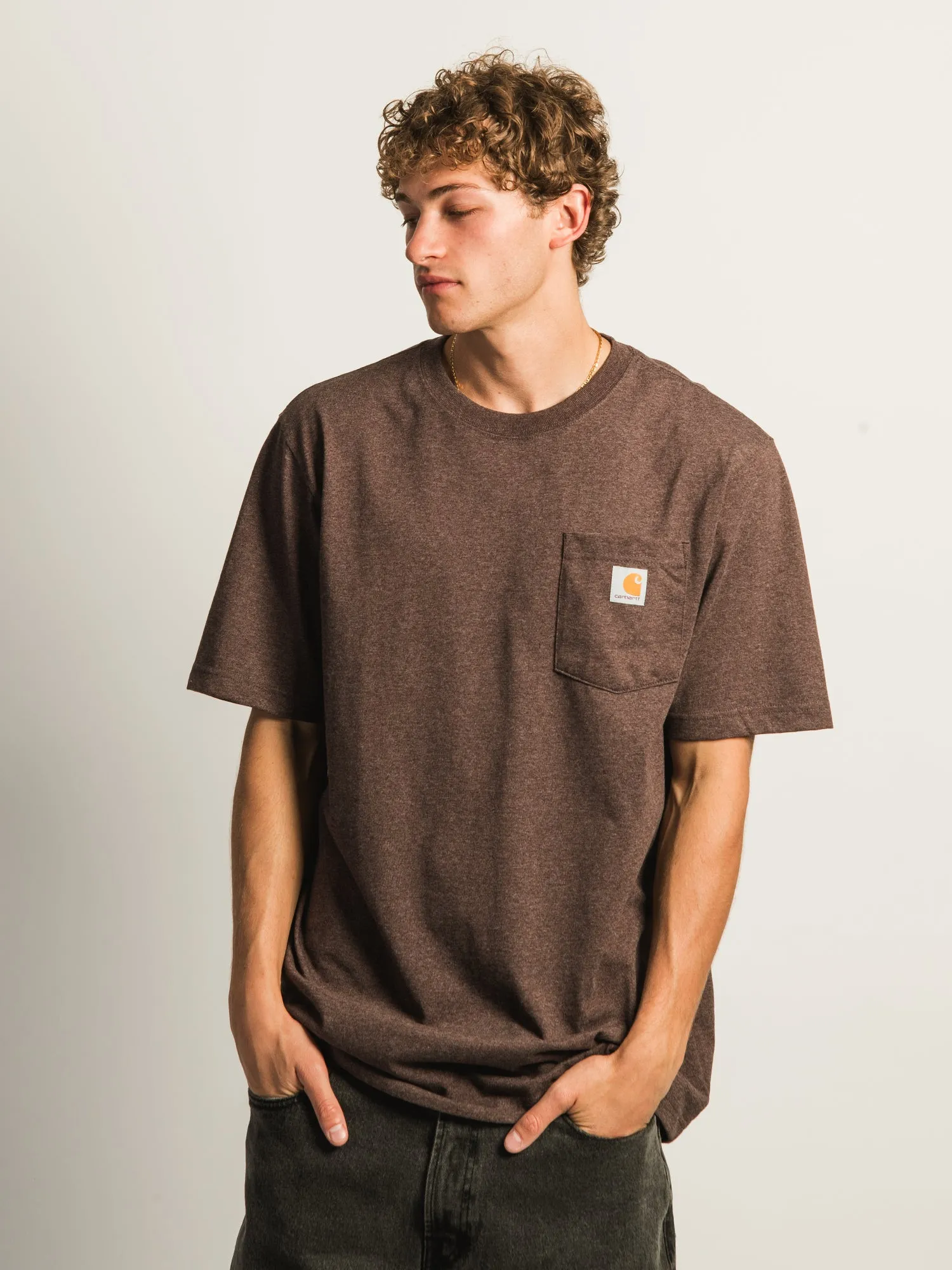 CARHARTT WORKWEAR POCKET T-SHIRT - SEPIA sold by Boathouse product image thumbnail 2