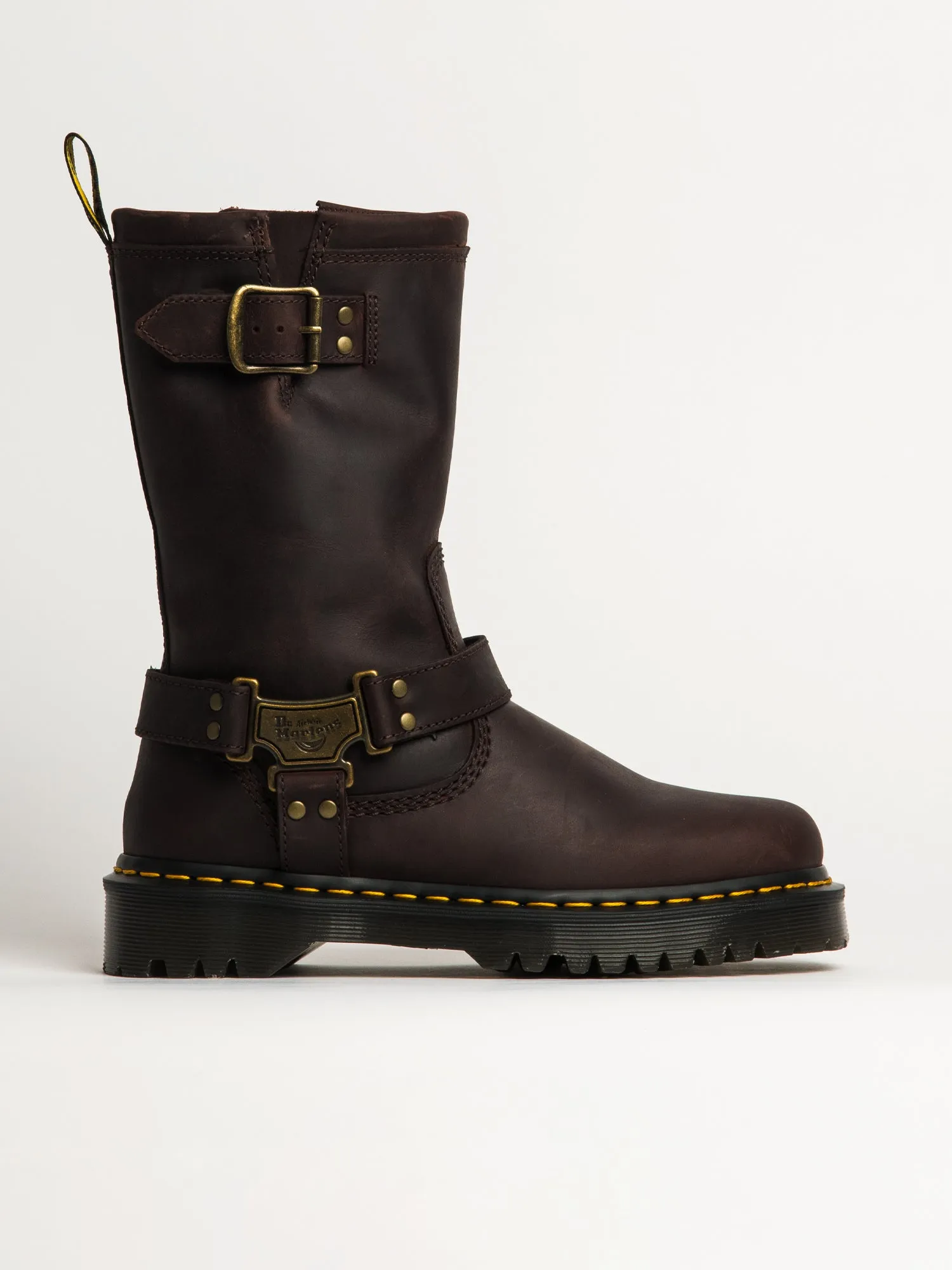 WOMENS DR MARTENS ANISTONE HI BOOT - BROWN sold by Boathouse