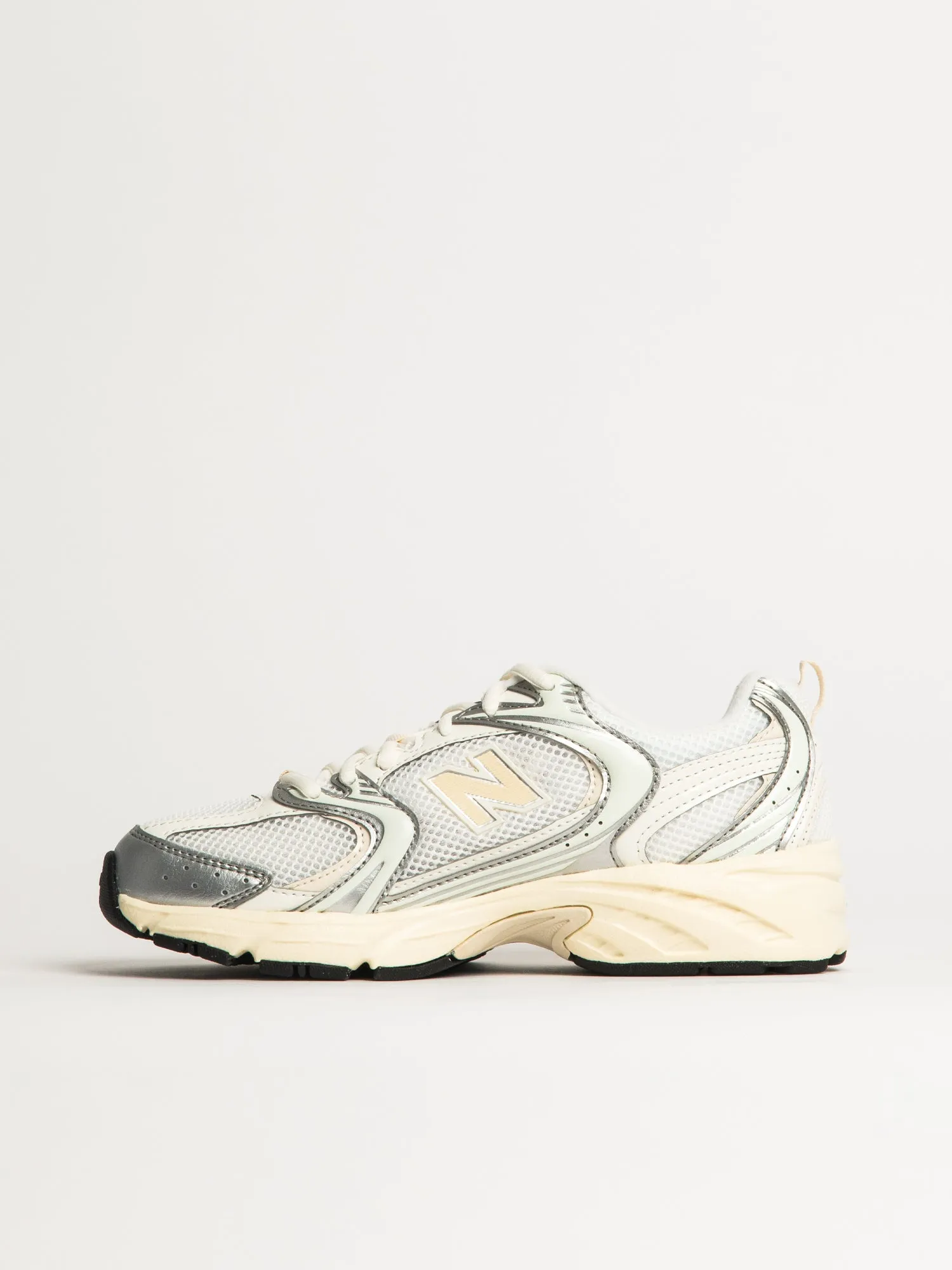 WOMENS NEW BALANCE THE 530 SNEAKER - SILVER METALLIC LINEN sold by Boathouse product image thumbnail 3