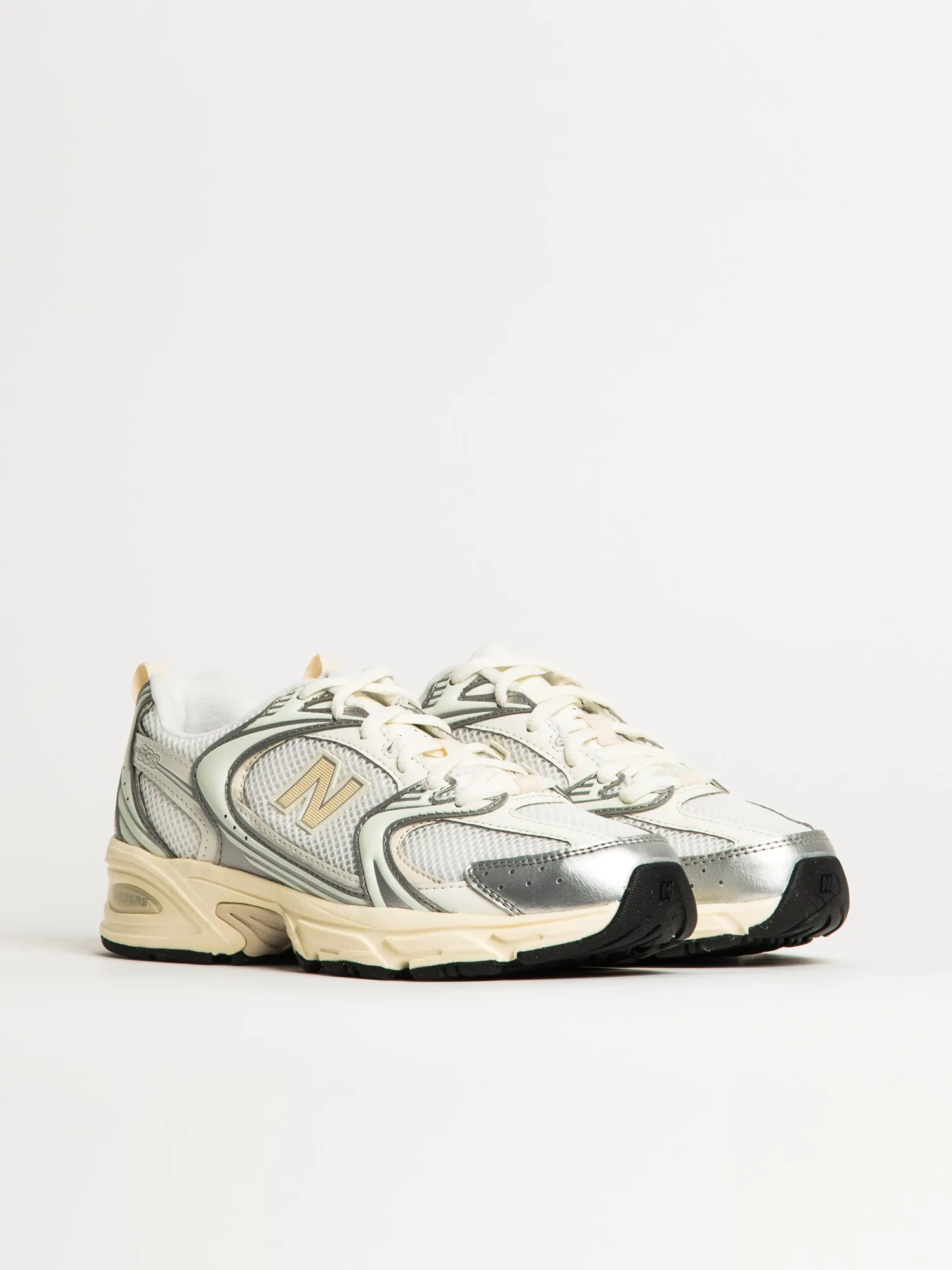 WOMENS NEW BALANCE THE 530 SNEAKER - SILVER METALLIC LINEN sold by Boathouse product image thumbnail 2