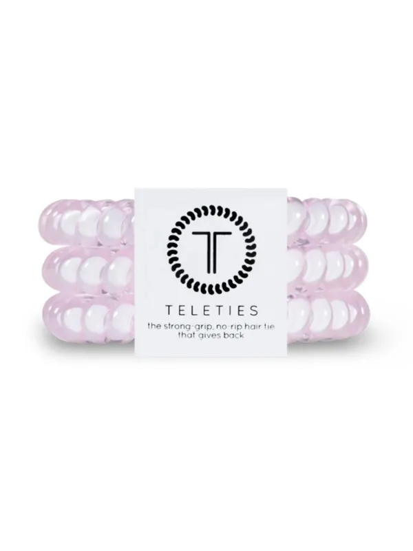 TELETIES HAIR TIE SMALL - ROSE WATER sold by Boathouse