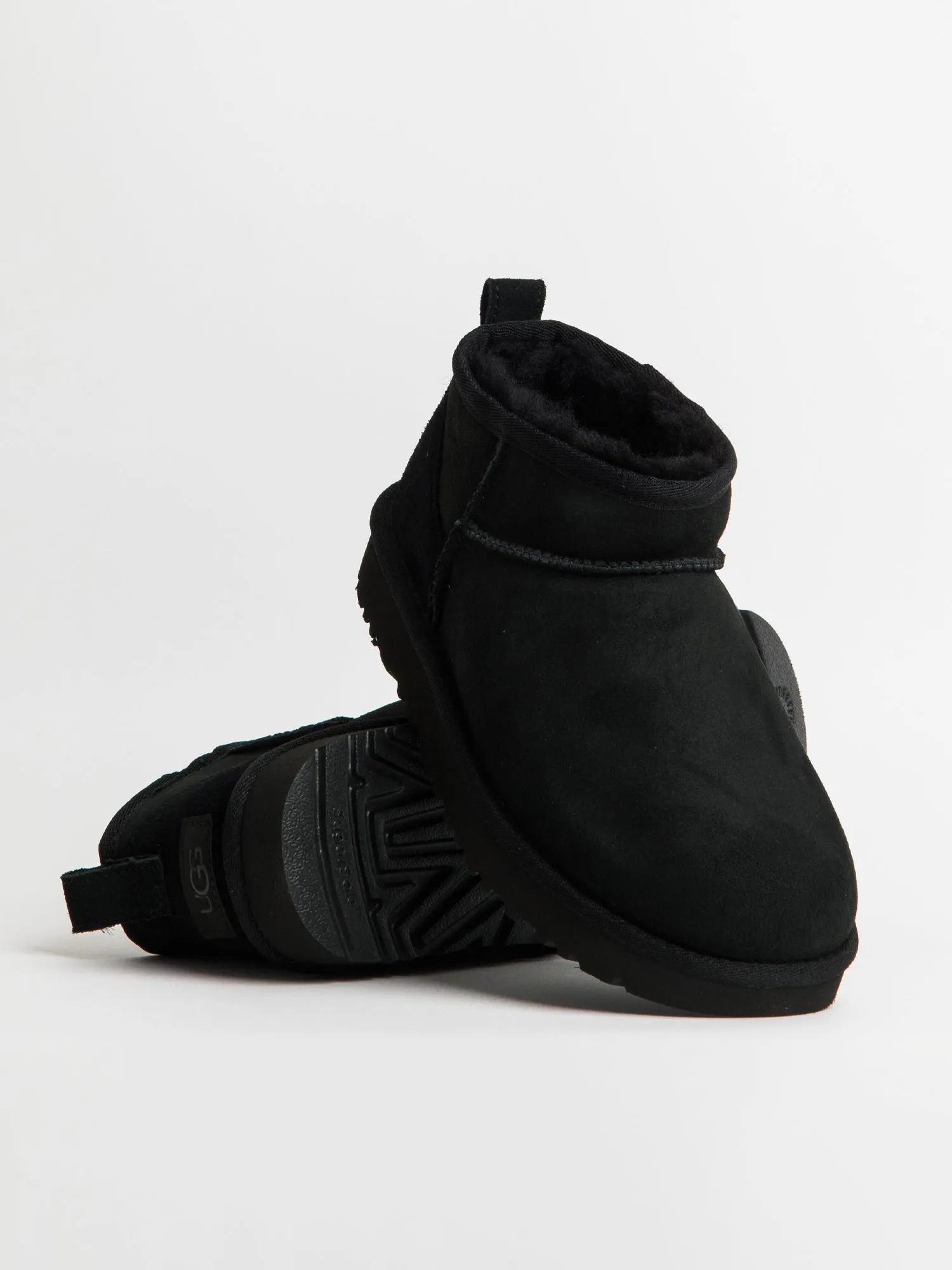 WOMENS UGG CLASSIC ULTRA MINI BOOT - BLACK sold by Boathouse product image thumbnail 2