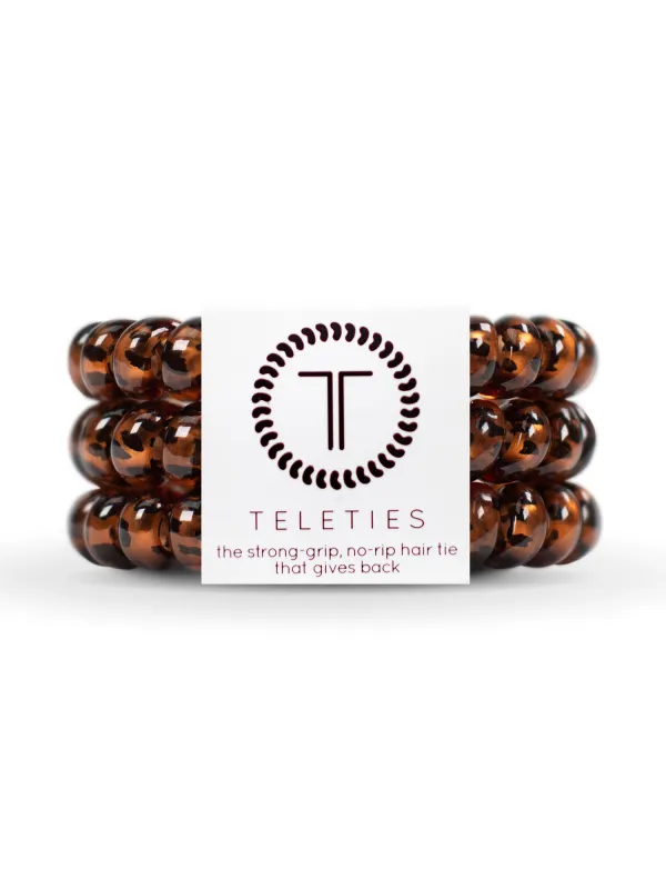 TELETIES HAIR TIE LARGE - TORTOISE sold by Boathouse