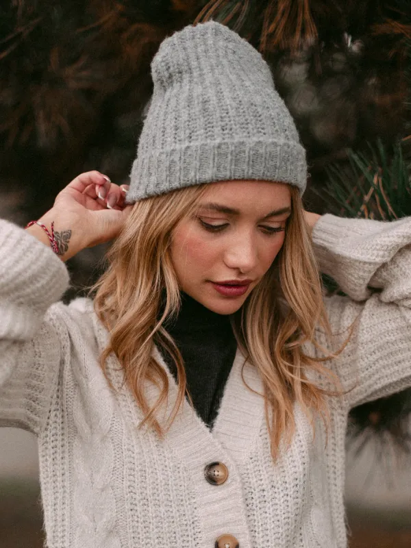 HARLOW PLUSH RIBBED BEANIE - CLEARANCE sold by Boathouse