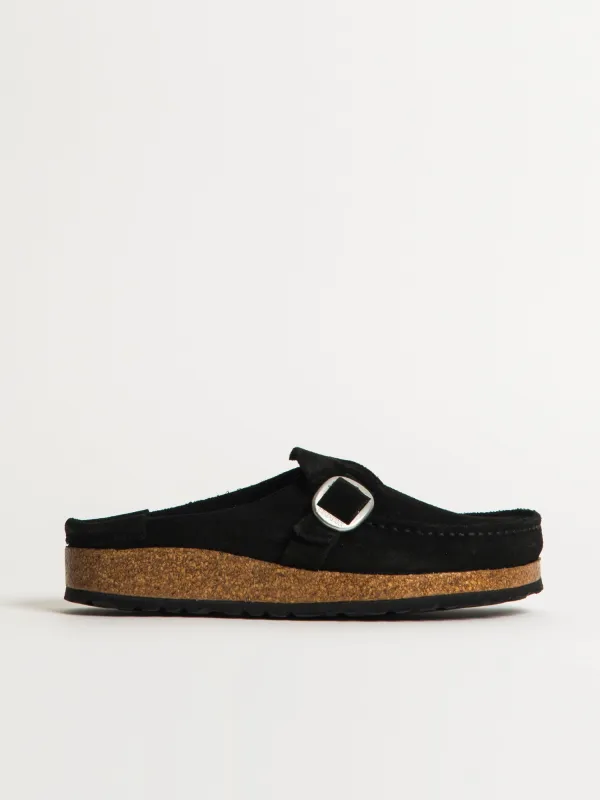 WOMENS BIRKENSTOCK BUCKLEY CLOGS - MEDIUM/NARROW - BLACK sold by Boathouse