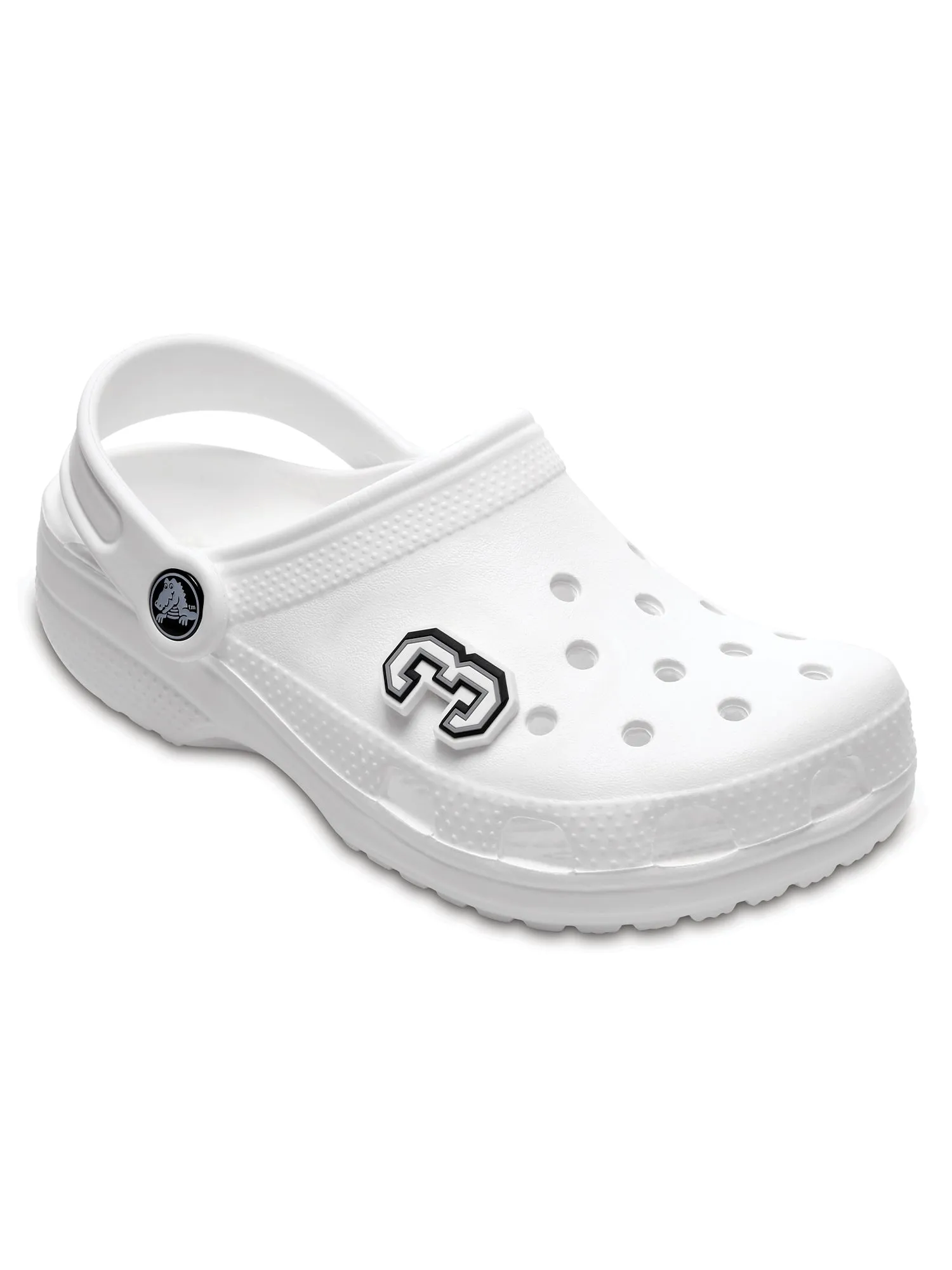 CROCS JIBBITZ BLACK & WHITE NUMBER 3 sold by Boathouse product image thumbnail 2