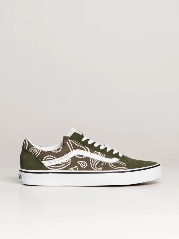 MENS VANS OLD SKOOL PEACE PAISLEY GRAPE LEAF SNEAKER - CLEARANCE sold by Boathouse