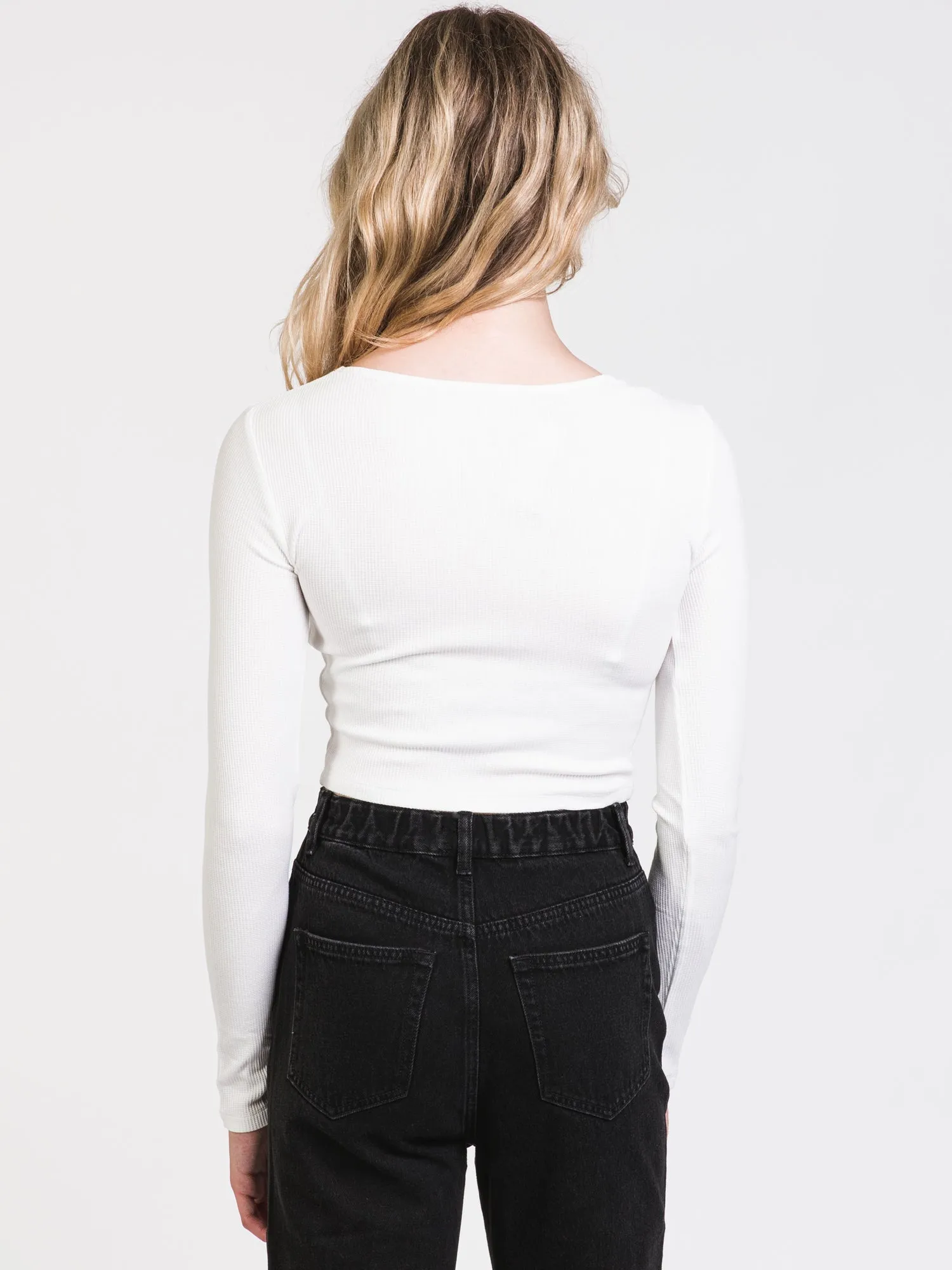 HARLOW BECKY SQUARE NECK LONG SLEEVE - CLEARANCE sold by Boathouse product image thumbnail 2