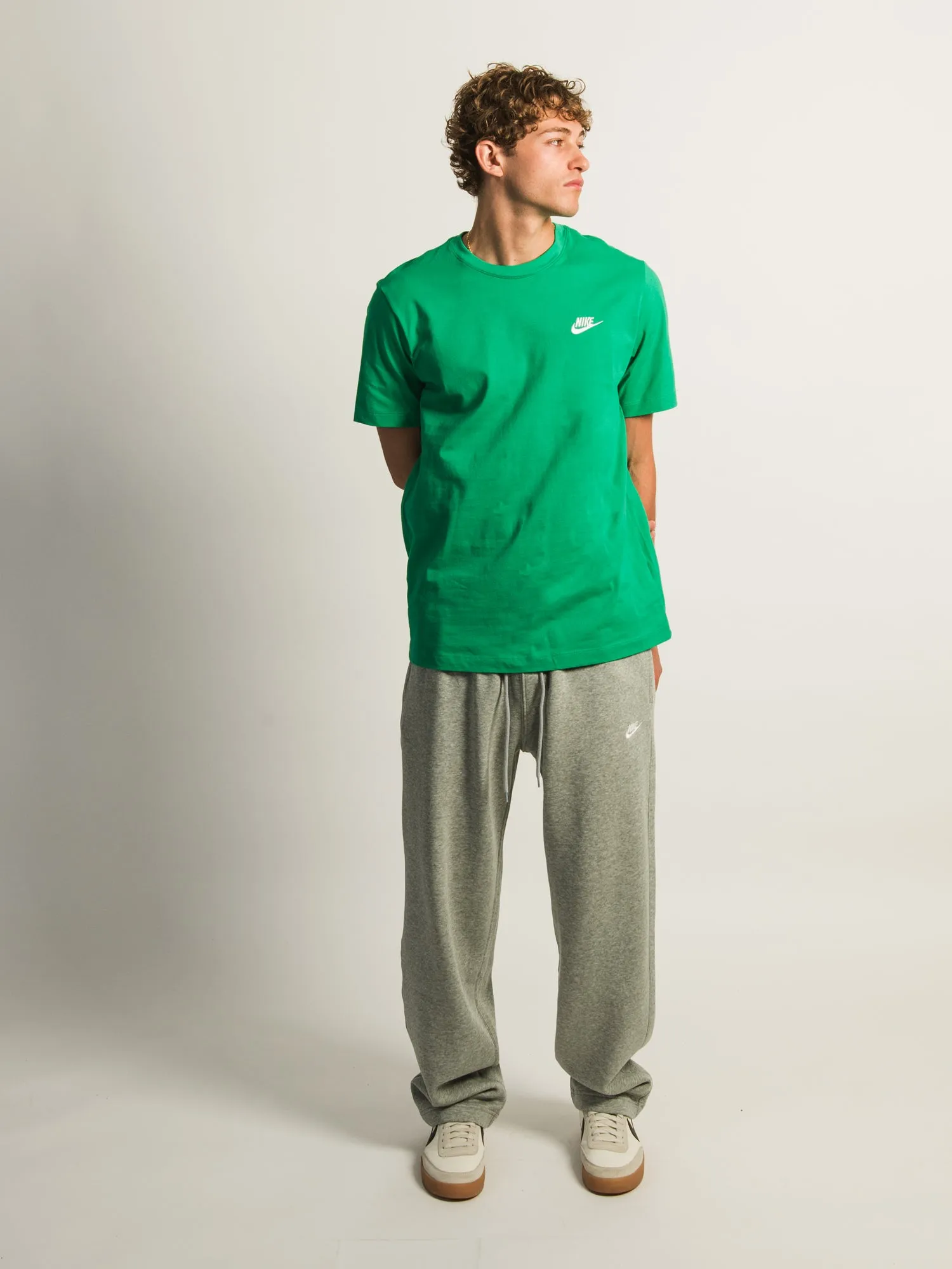 NIKE SPORTSWEAR CLUB T-SHIRT - GREEN sold by Boathouse product image thumbnail 2