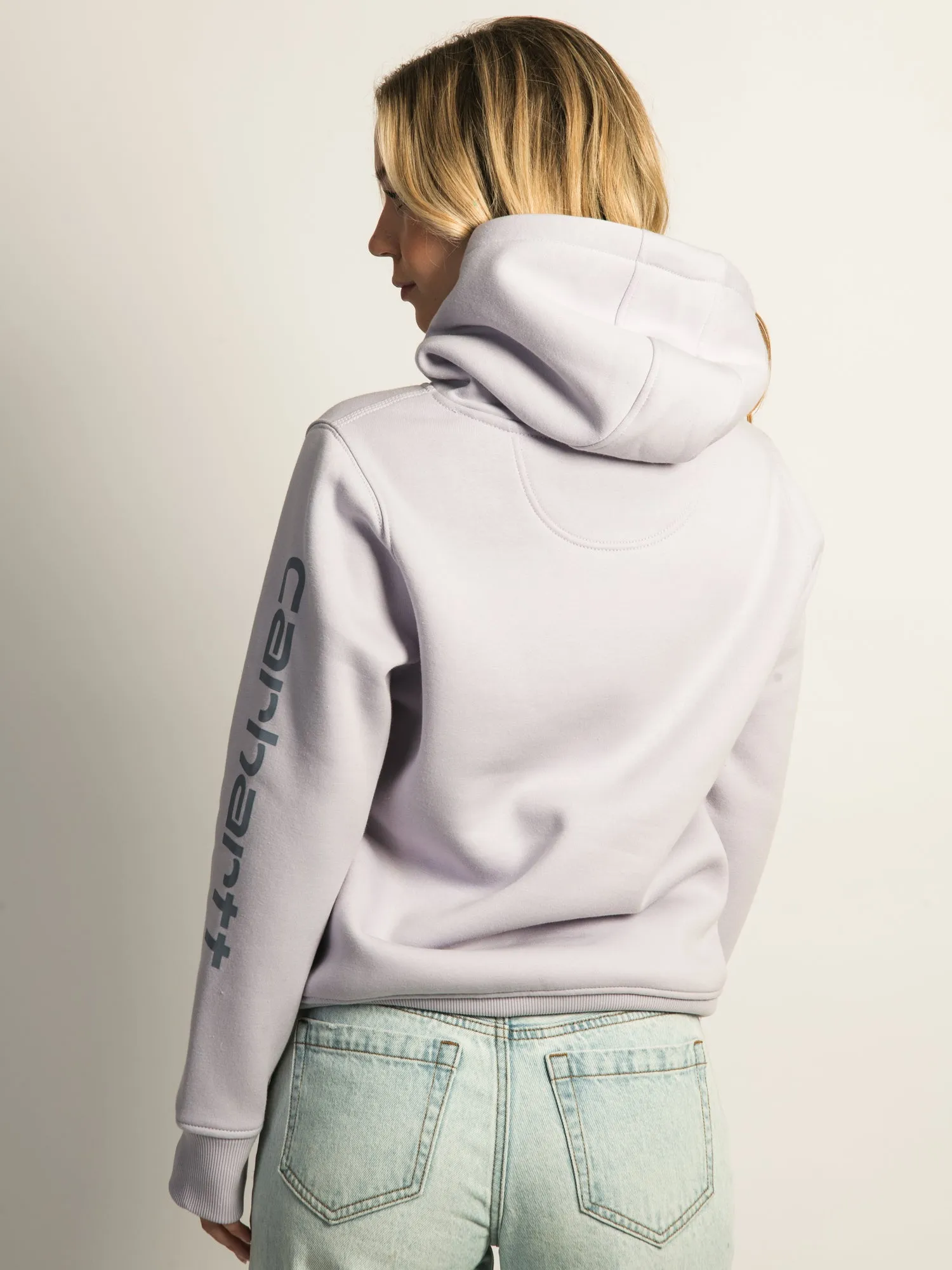 CARHARTT LOGO SLEEVE PULL OVER HOODIE - MICA sold by Boathouse product image thumbnail 4