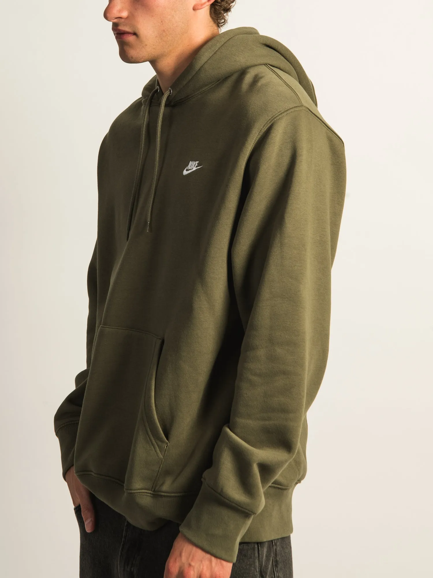 NIKE SPORTSWEAR CLUB PULLOVER HOODIE - OLIVE sold by Boathouse product image thumbnail 4