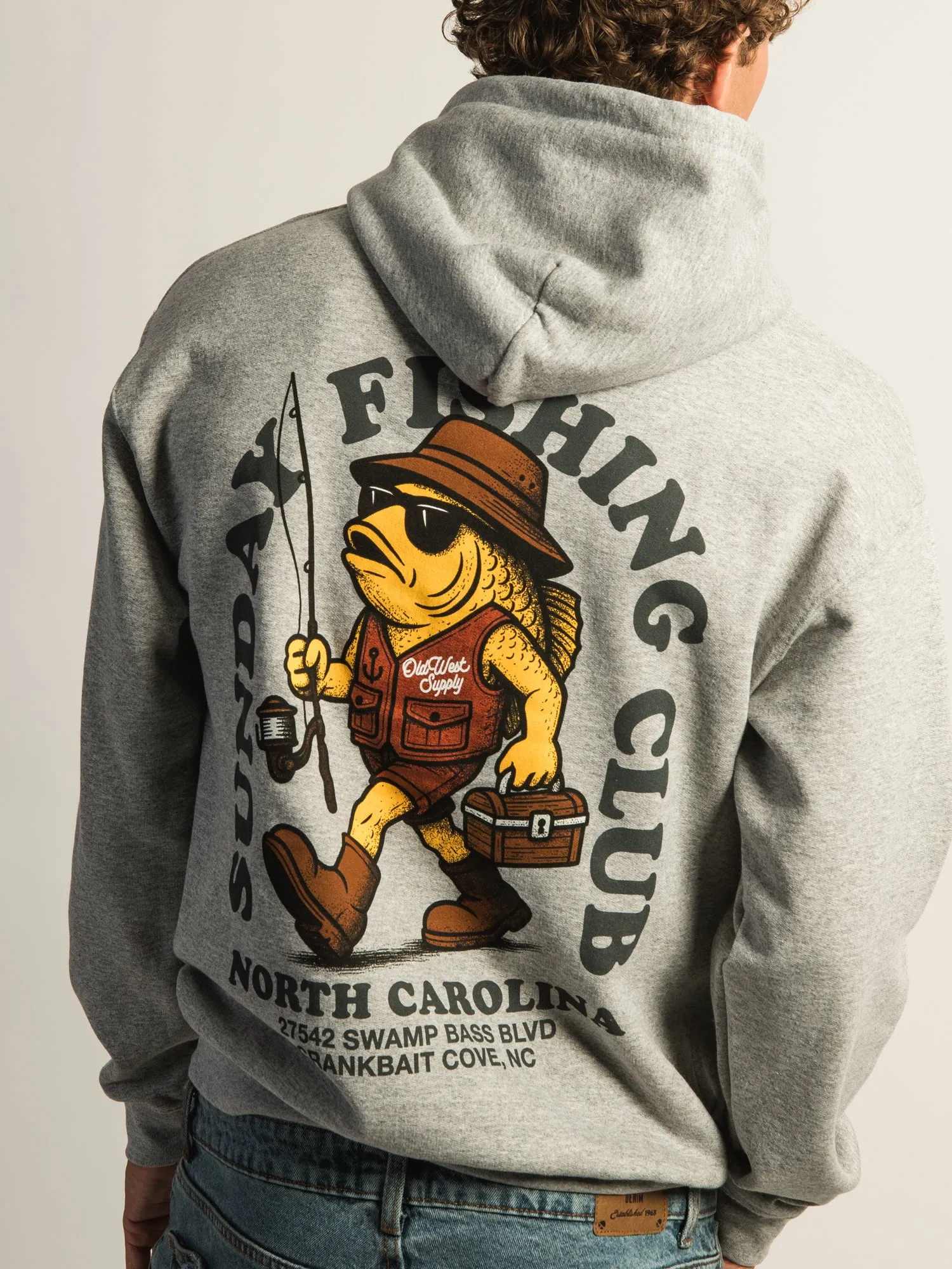 SUNDAY FISHING CLUB PULL OVER HOODIE sold by Boathouse product image thumbnail 5