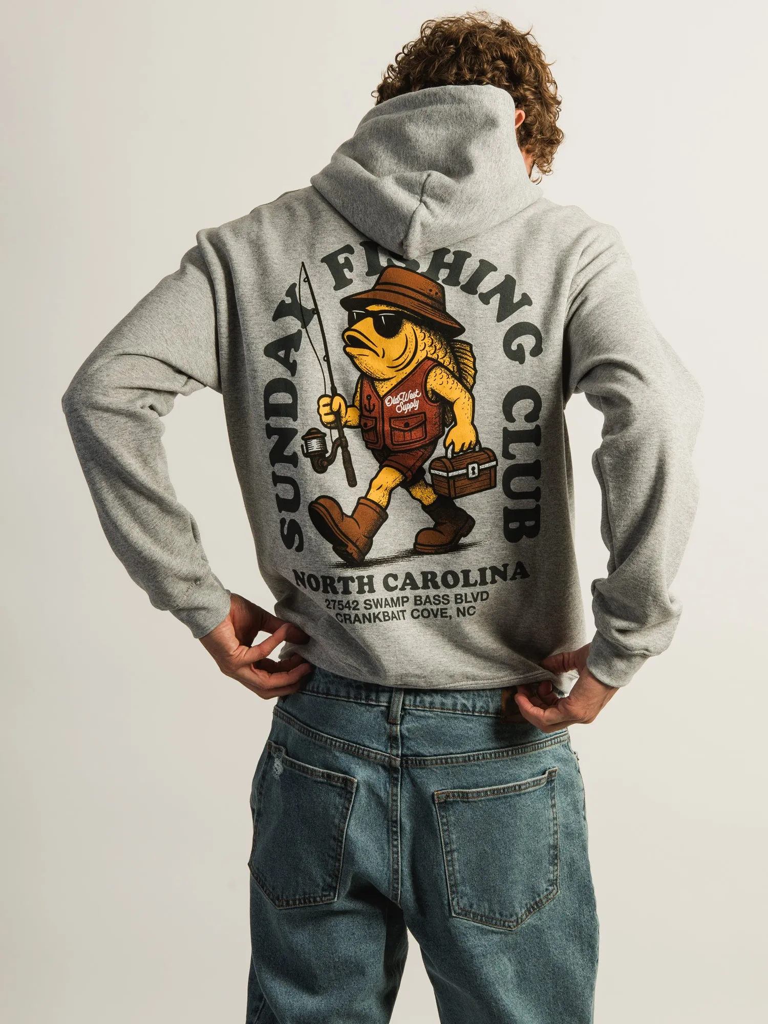SUNDAY FISHING CLUB PULL OVER HOODIE sold by Boathouse