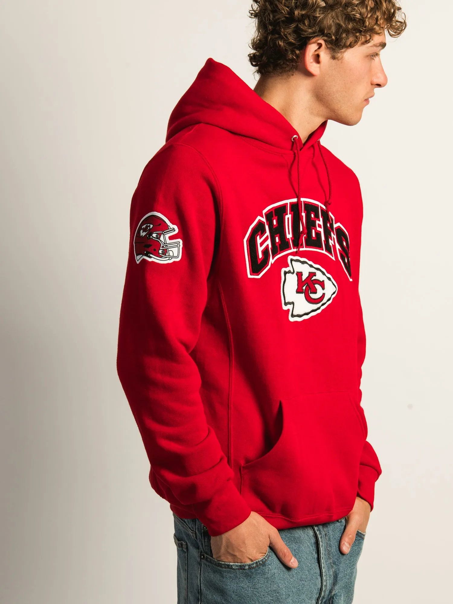 NFL KANSAS CITY CHEIFS EMBROIDERED PULLOVER HOODIE sold by Boathouse product image thumbnail 4