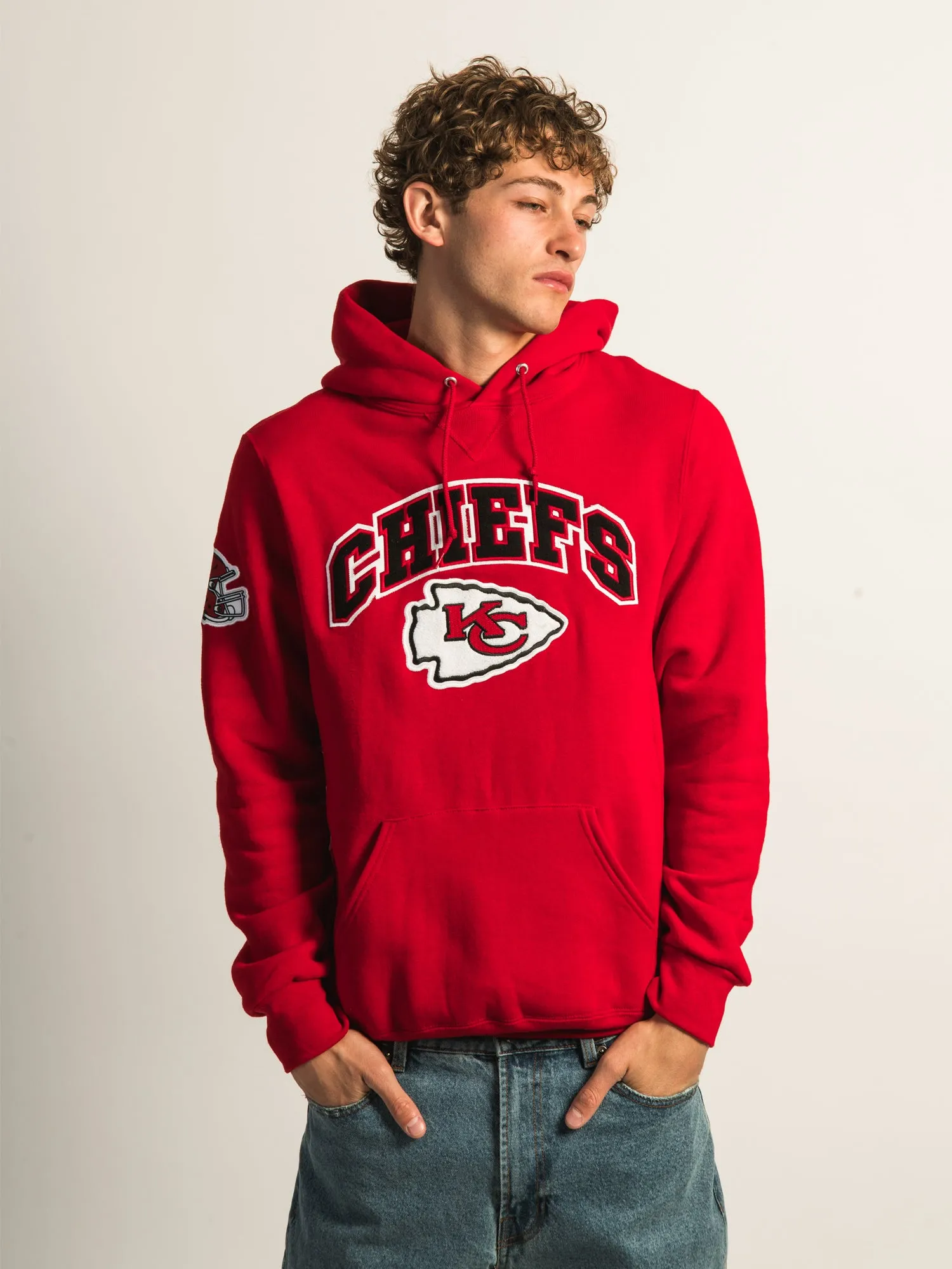 NFL KANSAS CITY CHEIFS EMBROIDERED PULLOVER HOODIE sold by Boathouse