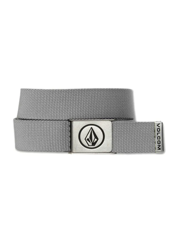 VOLCOM CIRCLE WEB BELT - HEATHER GREY - CLEARANCE sold by Boathouse