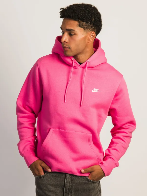 NIKE SPORTSWEAR CLUB PULLOVER HOODIE - PINK sold by Boathouse