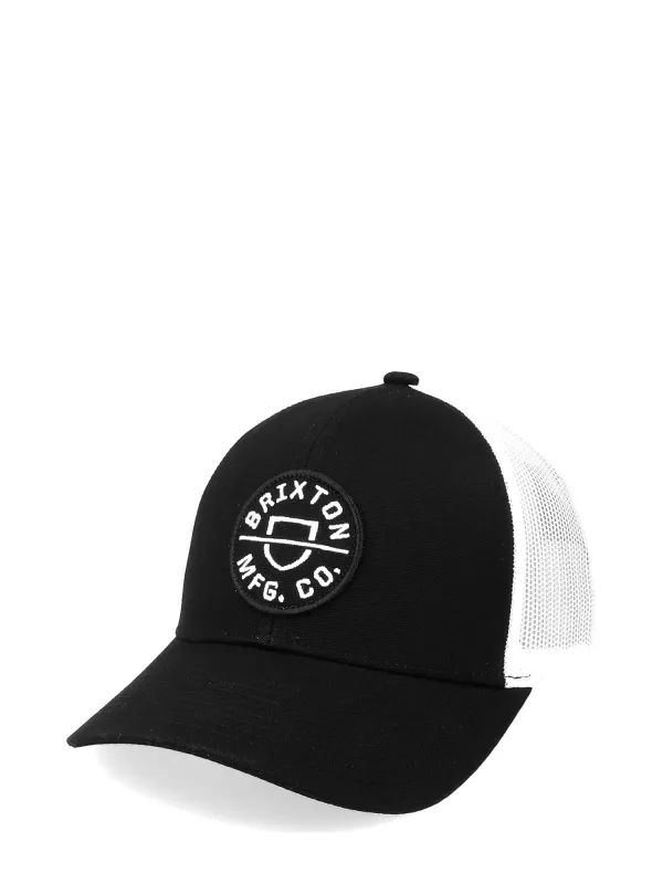 BRIXTON CREST X MP MESH HAT - BLACK - CLEARANCE sold by Boathouse