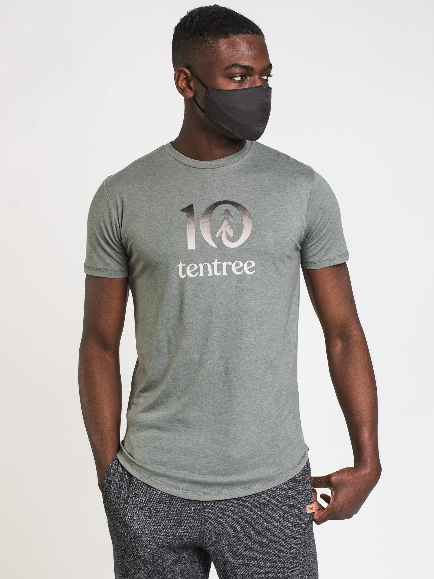 TENTREE RAISED GRADIENT LOGO T-SHIRT - CLEARANCE sold by Boathouse