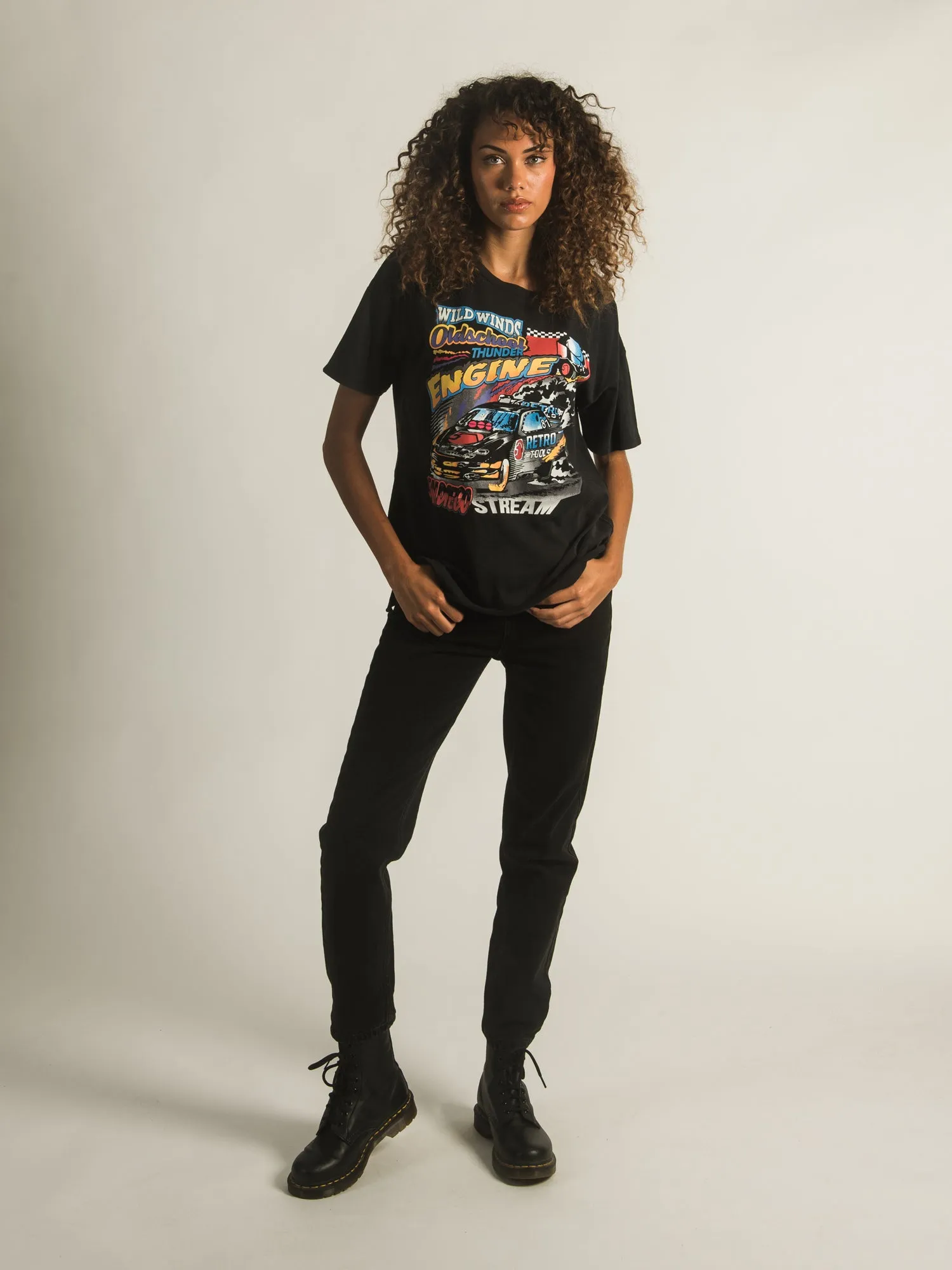 HARLOW BOYFRIEND SCREENED TEE - CLEARANCE sold by Boathouse product image thumbnail 3