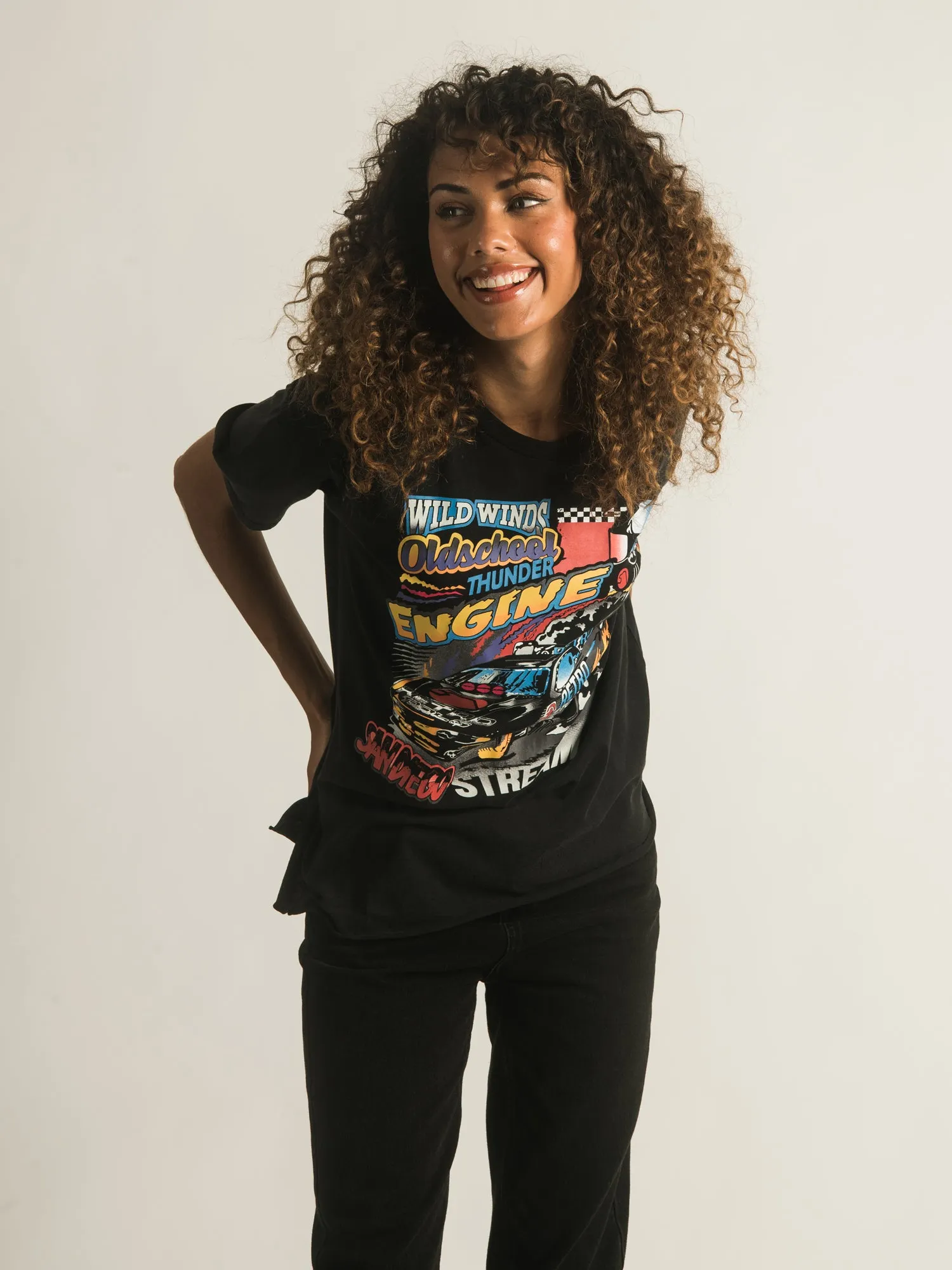 HARLOW BOYFRIEND SCREENED TEE - CLEARANCE sold by Boathouse product image thumbnail 2