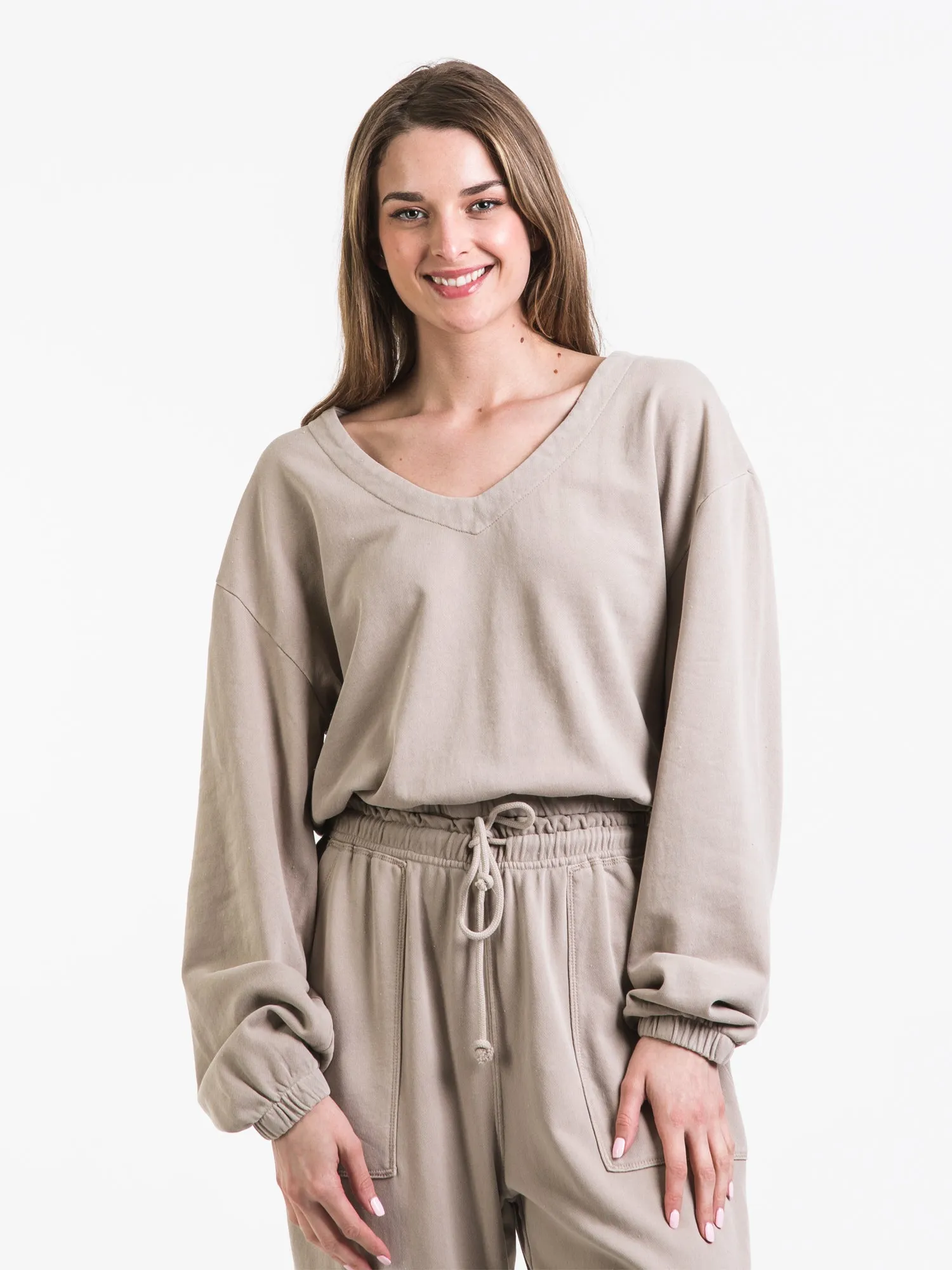 HARLOW KAILAH VNECK SWEATSHIRT - CLEARANCE sold by Boathouse