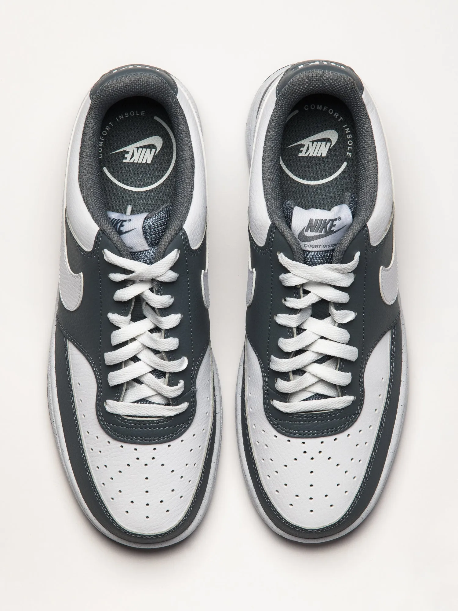 MENS NIKE COURT VISION LOW SNEAKER - GREY sold by Boathouse product image thumbnail 4