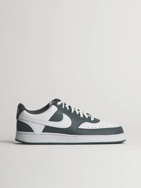 MENS NIKE COURT VISION LOW SNEAKER - GREY sold by Boathouse