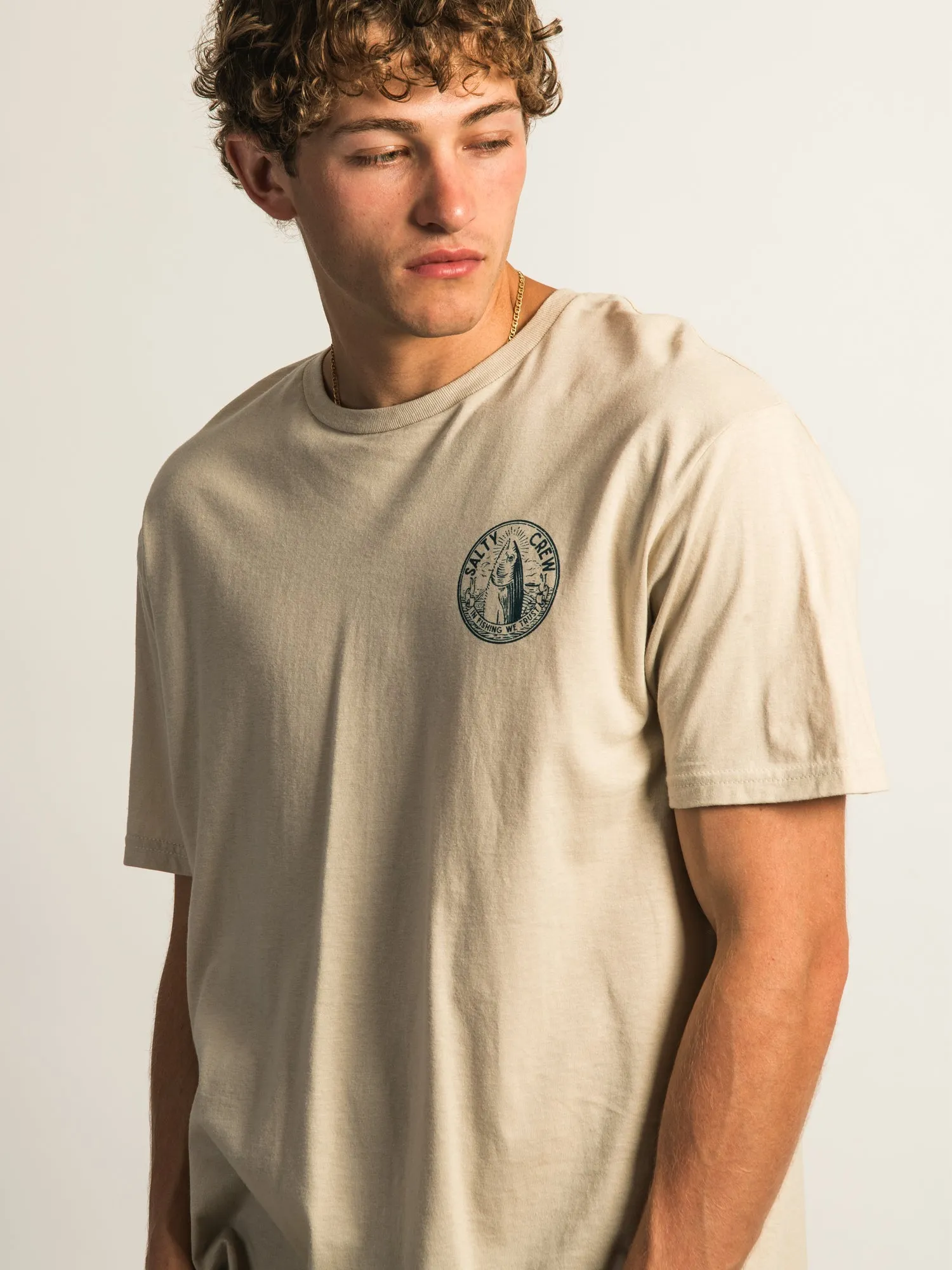 SALTY CREW IN FISHING WE TRUST T-SHIRT sold by Boathouse product image thumbnail 5