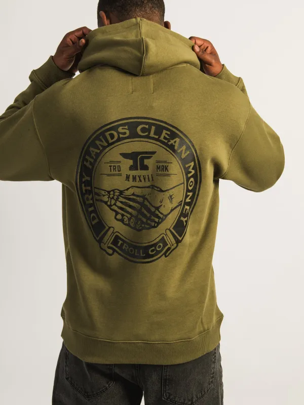 TROLL CO. HAGGLER PULL OVER HOODIE sold by Boathouse